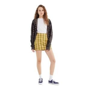 Urban Outfitters Colin Plaid Pocket Clueless Mini Skirt